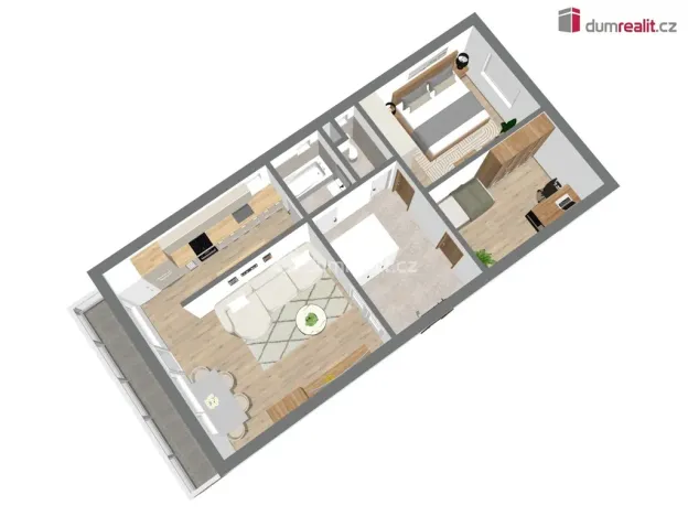 Prodej bytu 3+1, Praha - Braník, Ve studeném, 67 m2