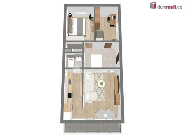 Prodej bytu 3+1, Praha - Braník, Ve studeném, 67 m2