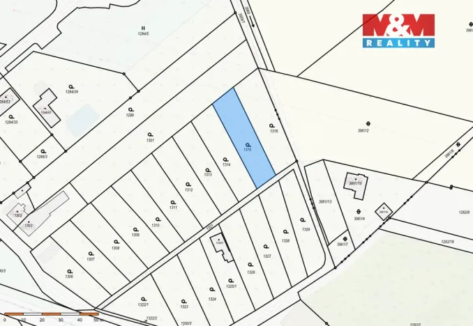 Prodej zahrady, Spořice, 676 m2