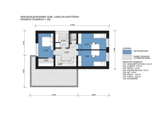 Prodej rodinného domu, Chotýšany, 143 m2