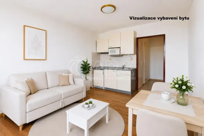 Prodej bytu 1+kk, Tábor, Budějovická, 24 m2