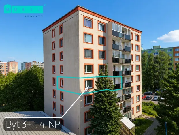 Pronájem bytu 3+1, Olomouc - Nová Ulice, Jílová, 74 m2