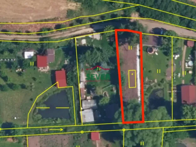 Prodej zahrady, Vroutek, 429 m2