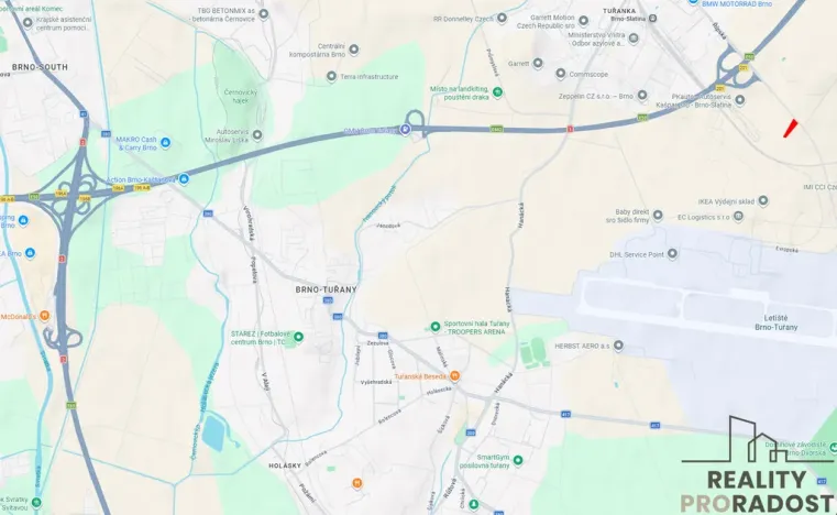 Prodej komerčního pozemku, Brno, 10646 m2