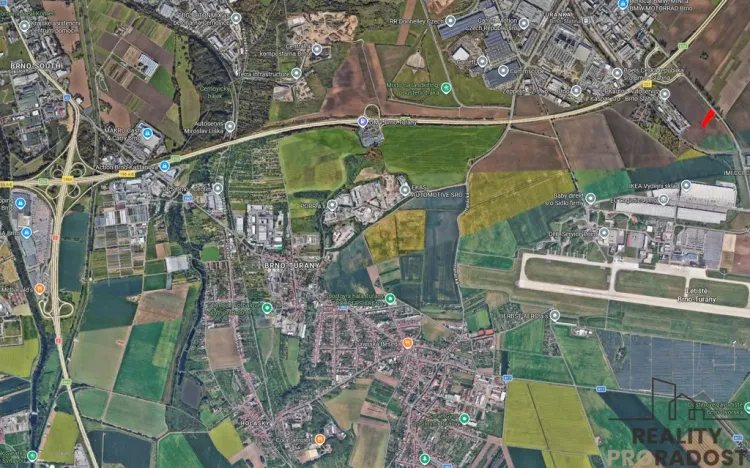 Prodej komerčního pozemku, Brno, 10646 m2