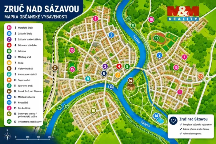 Prodej rodinného domu, Zruč nad Sázavou, 1. máje, 250 m2