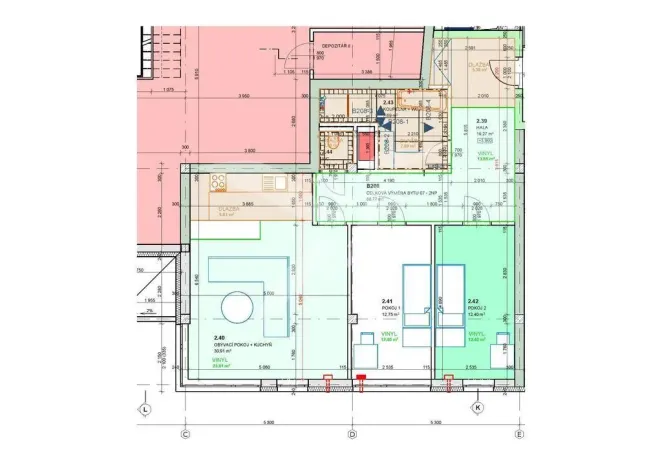 Pronájem bytu 3+kk, Plzeň, Na Roudné, 89 m2