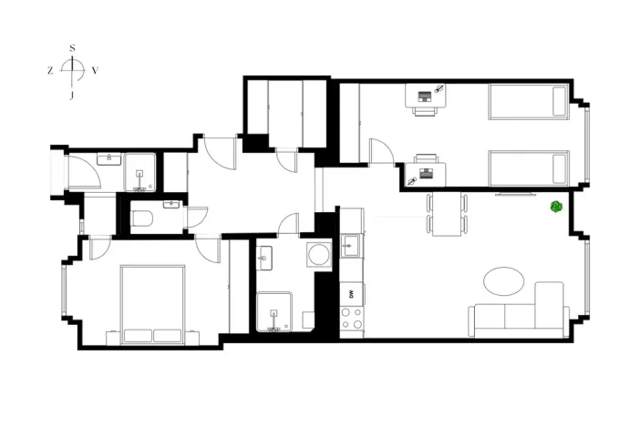 Prodej bytu 3+kk, Praha - Žižkov, Jičínská, 72 m2