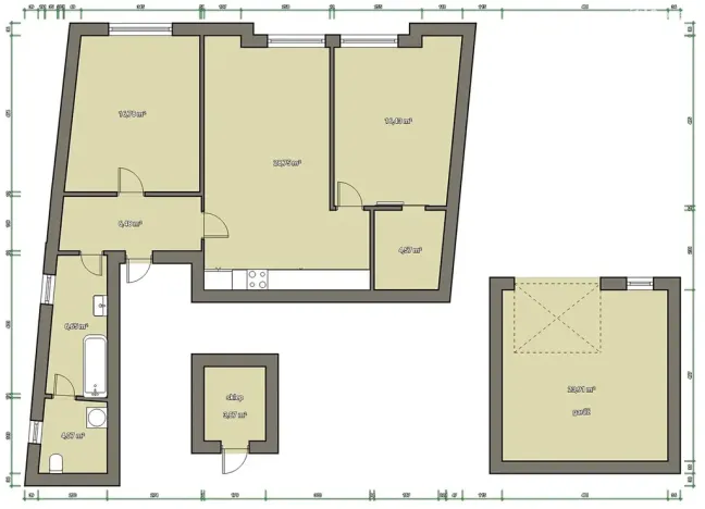 Prodej bytu 3+kk, Hrádek, 112 m2