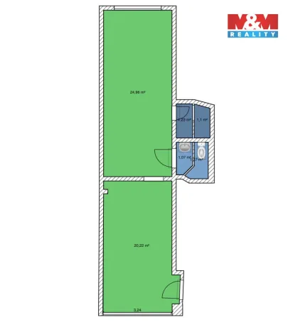 Pronájem obchodního prostoru, Ostrava, Výstavní, 50 m2