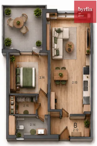 Pronájem bytu 2+kk, Opava, Jaselská, 54 m2
