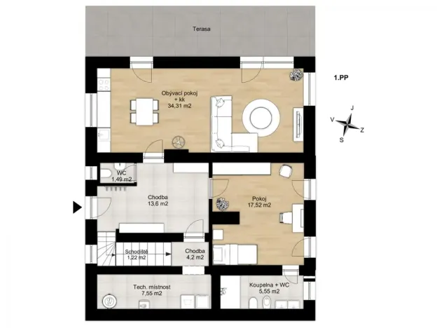 Prodej rodinného domu, Chocerady, 189 m2