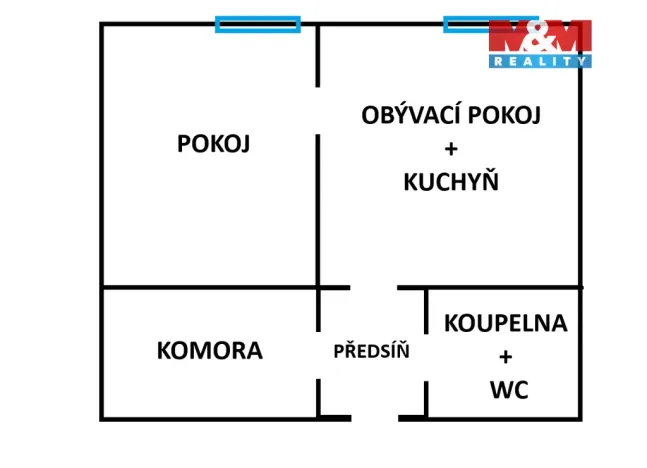 Pronájem bytu 2+kk, Ostrava - Vítkovice, Ruská, 60 m2