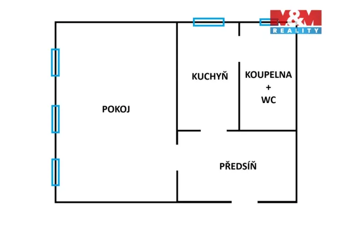 Pronájem bytu 1+1, Ostrava, Ruská, 64 m2