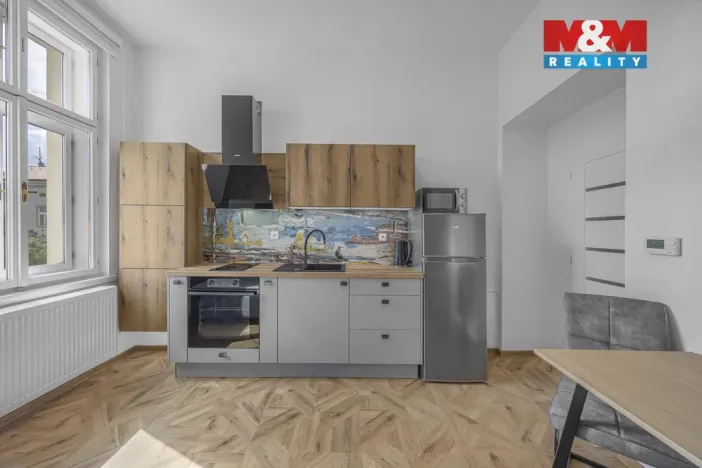 Pronájem bytu 1+kk, Praha - Nové Město, Legerova, 20 m2