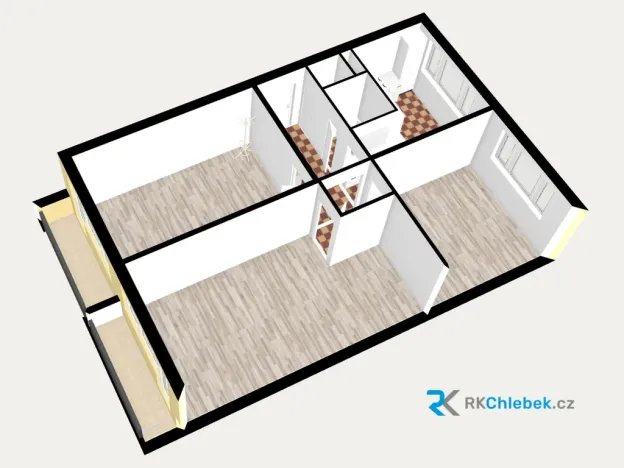Prodej bytu 3+1, Frýdek-Místek - Místek, Frýdlantská, 74 m2