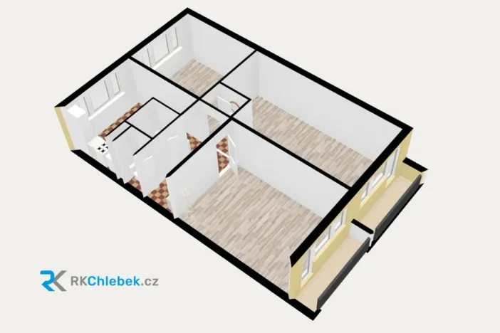 Prodej bytu 3+1, Frýdek-Místek - Místek, Frýdlantská, 74 m2