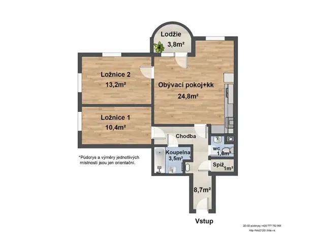 Prodej bytu 3+kk, Velké Přílepy, Boženy Němcové, 61 m2