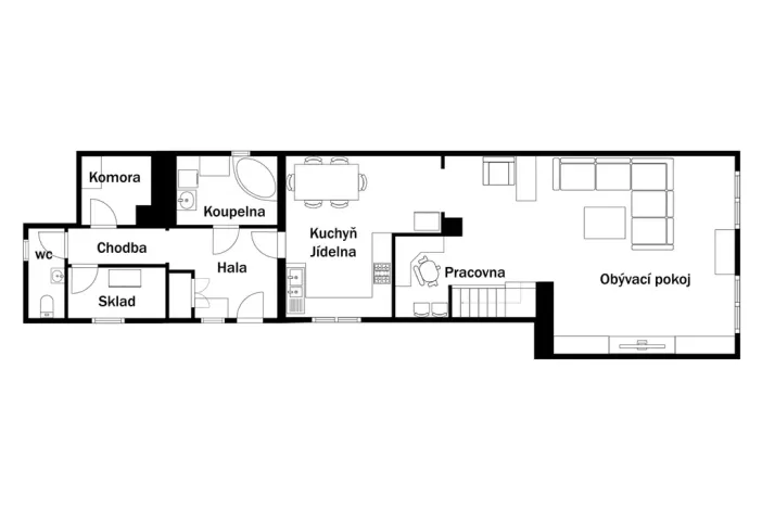 Prodej rodinného domu, Žiželice, Vladislavova, 166 m2