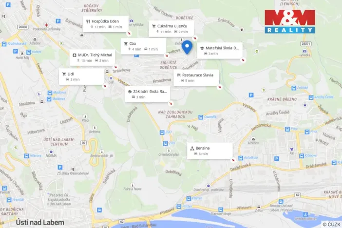Prodej bytu 2+kk, Ústí nad Labem, Šrámkova, 40 m2