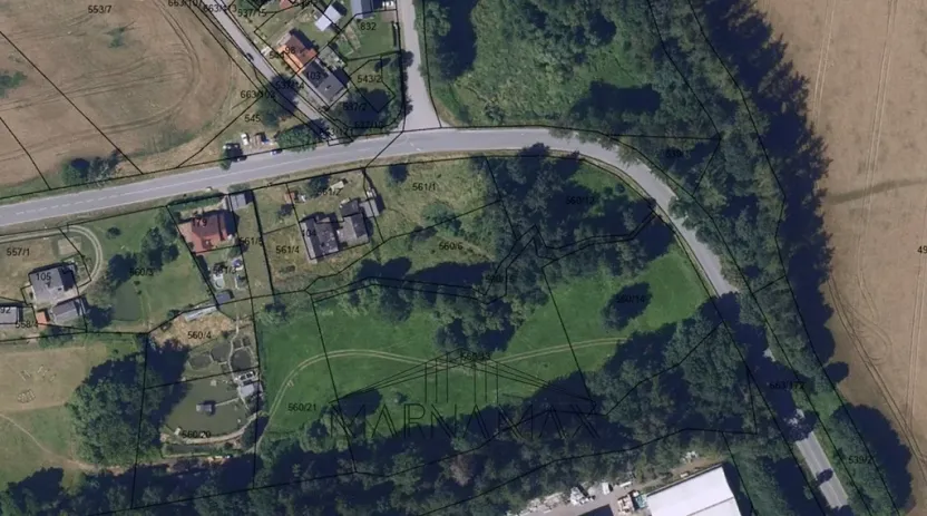Prodej pozemku, Pohled, Rouštany, 2377 m2