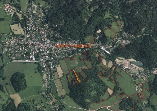 Prodej pole, Česká Kamenice - Horní Kamenice, 5161 m2