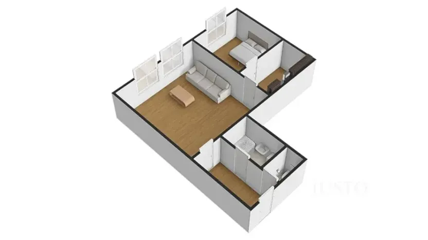 Pronájem bytu 2+kk, Praha - Vinohrady, Americká, 46 m2