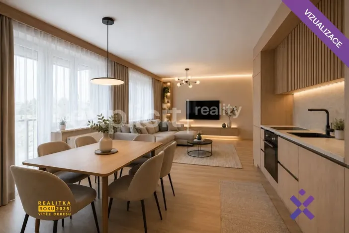 Prodej bytu 2+1, Zlín, Mokrá I, 61 m2