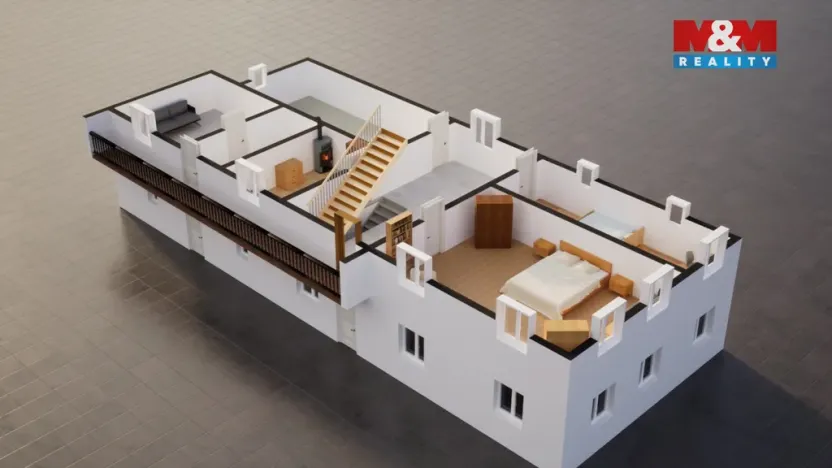 Prodej rodinného domu, Blíževedly - Skalka, 248 m2