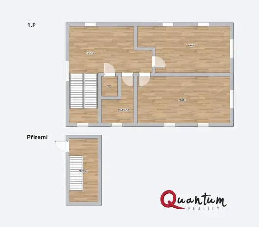 Pronájem rodinného domu, Praha - Holyně, Za Knotkem, 79 m2