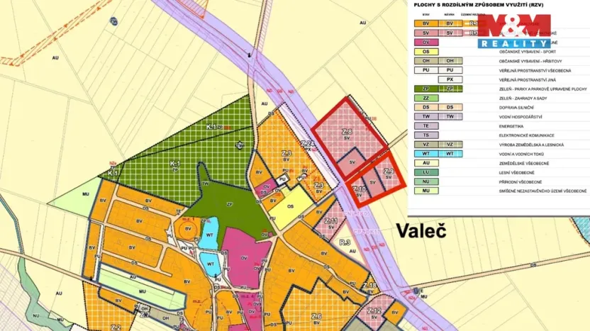 Prodej komerčního pozemku, Valeč, 730 m2