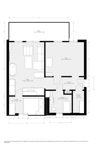 Pronájem bytu 3+kk, Popůvky, Rosická, 52 m2