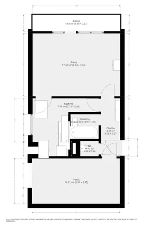 Pronájem bytu 2+1, Blansko, Dvorská, 50 m2