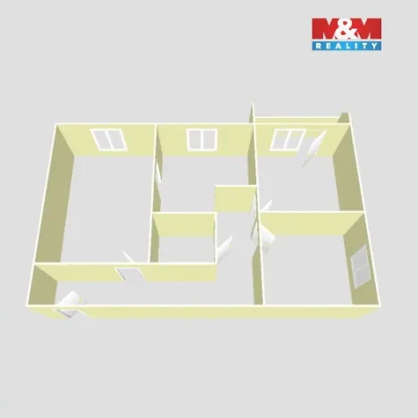 Prodej bytu 3+1, Litvínov - Janov, Hamerská, 75 m2