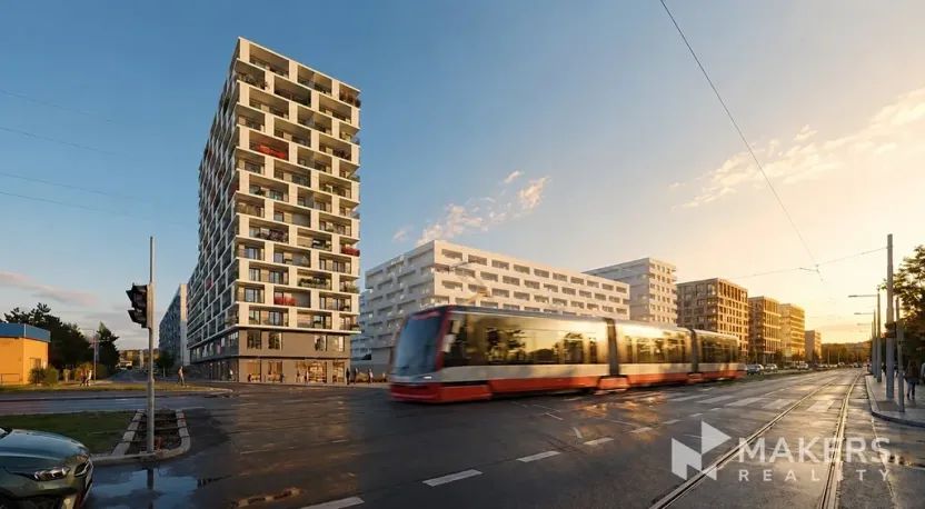 Prodej bytu 2+kk, Praha - Vysočany, Smržových, 54 m2