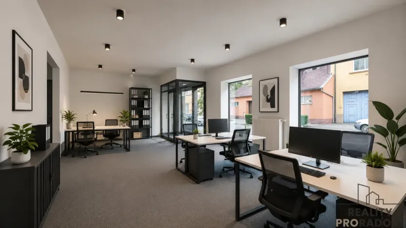 Pronájem obchodního prostoru, Hodonín, Štefánikova, 80 m2