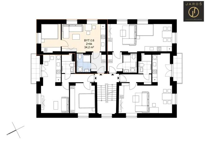 Prodej bytu 2+kk, Kladno, Dvorská, 34 m2