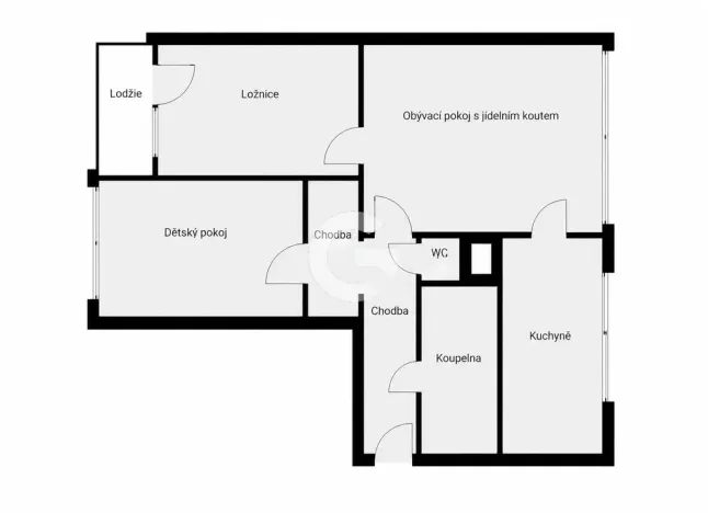 Prodej bytu 3+1, Zlín, Okružní, 73 m2