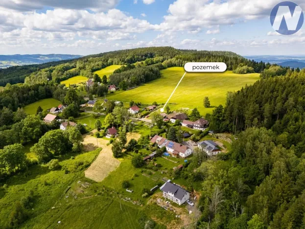 Prodej pozemku pro bydlení, Prachatice - Perlovice, 2650 m2