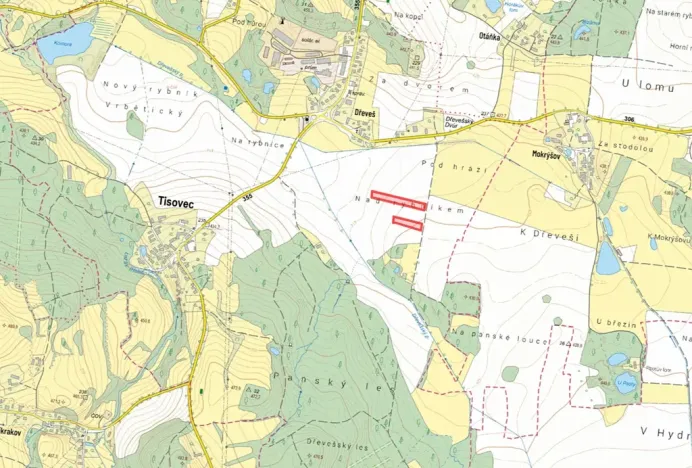 Prodej pole, Tisovec, 9071 m2