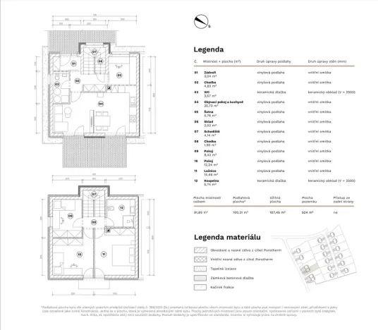 Prodej rodinného domu, Jaroměřice nad Rokytnou - Příložany, 107 m2