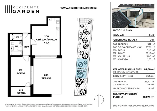 Prodej bytu 2+kk, Brno, Chleborádova, 97 m2