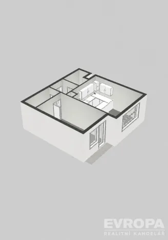 Pronájem bytu 2+kk, Opava - Kateřinky, Na Pastvisku, 50 m2