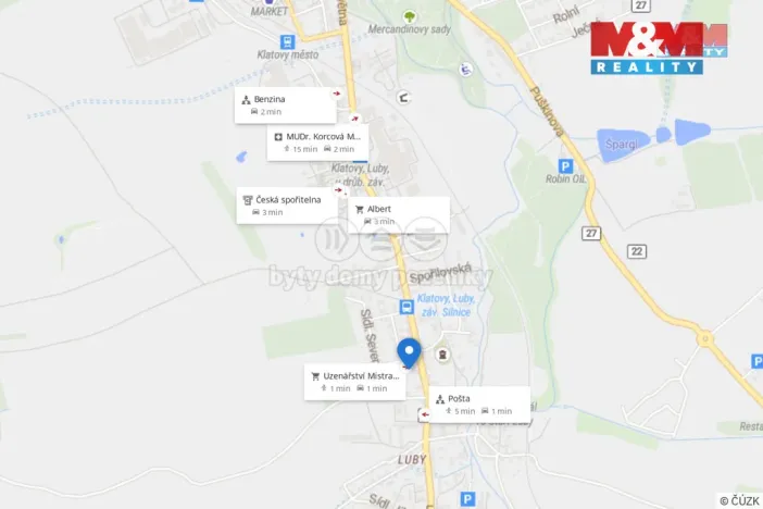 Pronájem bytu 1+kk, Klatovy - Luby, 24 m2