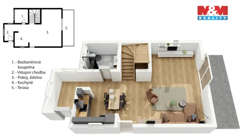 Prodej rodinného domu, Jirny, Javorová, 135 m2