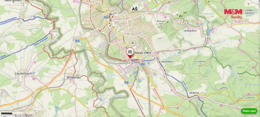Prodej bytu 3+1, Aš, Nádražní, 65 m2