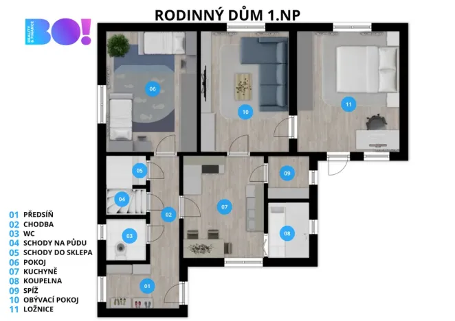 Prodej rodinného domu, Markvartovice, Školní, 147 m2