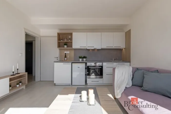 Pronájem bytu 1+kk, Brno - Jundrov, Veslařská, 27 m2