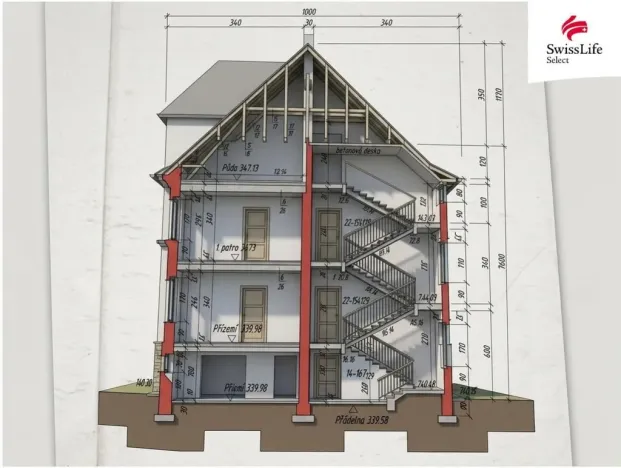 Prodej vily, Plzeň, Schwarzova, 480 m2