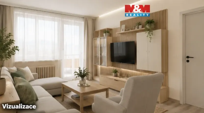 Prodej bytu 3+1, Hustopeče, Masarykovo nám., 62 m2
